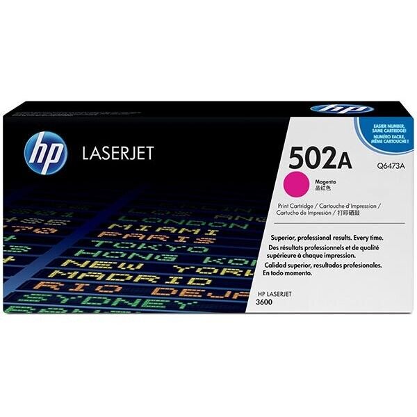 HP 502A (Q6473A) Magenta Original Toner - New Open Box