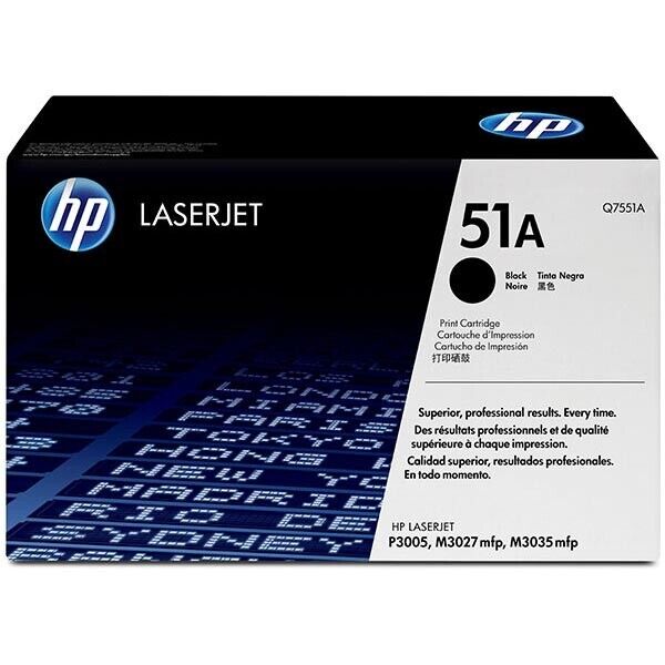 New Open Box HP 51A (Q7551A) Black Original Toner