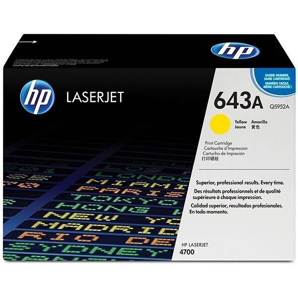 HP 643A (Q5952A) Yellow Original Toner - New Open Box