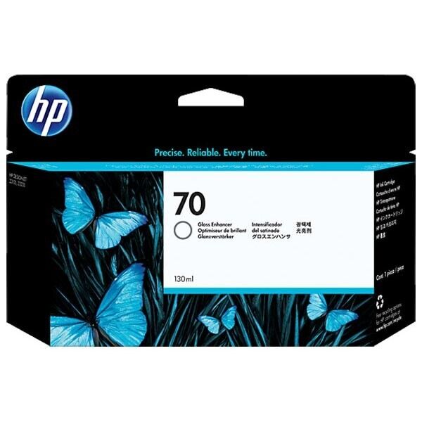 HP 70 (C9459A) Gloss Enhancer Original Ink Cartridge (130 ml) Open Box