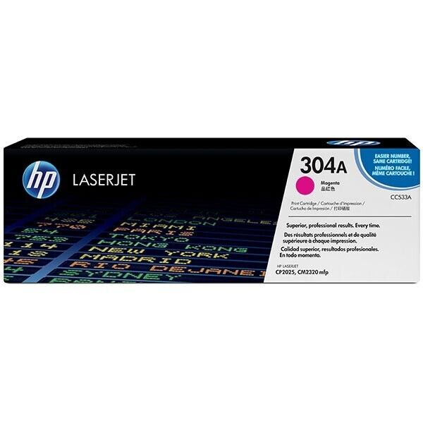 HP 304A (CC533A) Magenta Original Toner- New Open Box