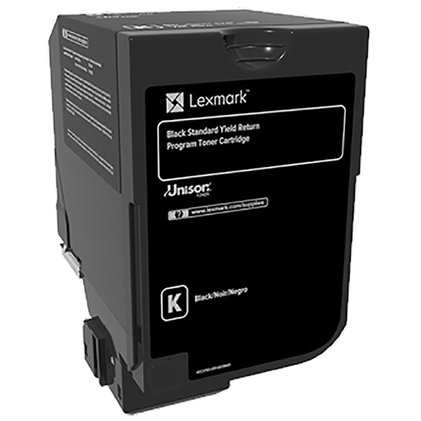 Lexmark Black Return Program Toner Cartridge (7000 Yield) (74C1SK0)