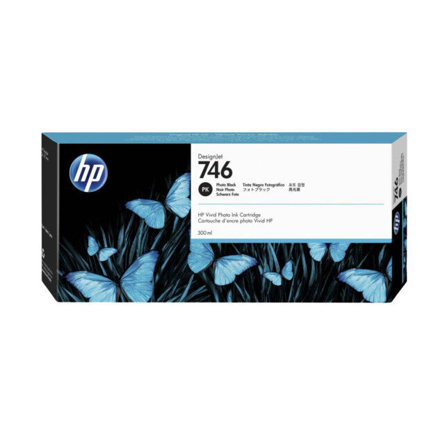 HP 746 Black Ink Cartridge - P2V82A - Open Box