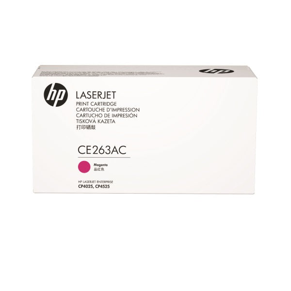 HP 648A Color LaserJet CP4025, CP4525, CM4540 Magenta Contract Toner (11,000 Yield)