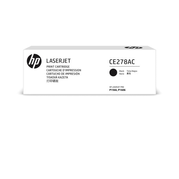 HP 78A LaserJet Pro P1606, M1536 MFP Original LaserJet Contract Toner Cartridge (2,100 Yield)
