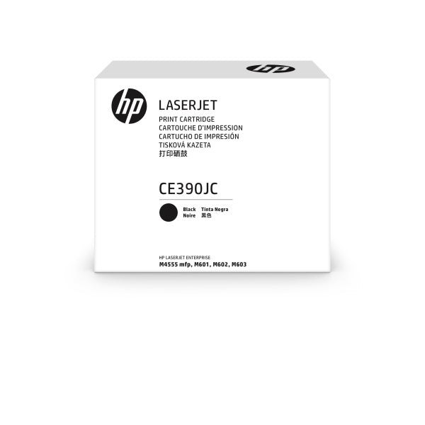HP 90J LaserJet M4555 MFP, Enterprise 600 M602, M603 Black Contract Toner Cartridge (30,000 Yield)