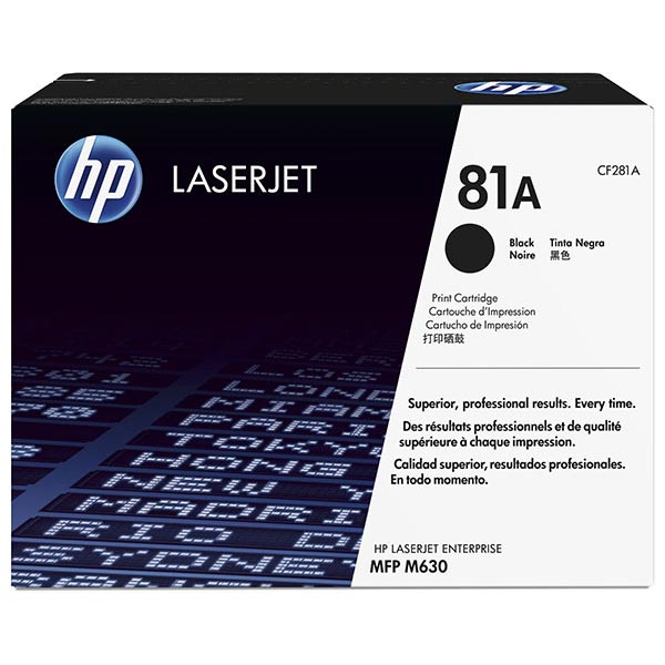 HP 81A LaserJet M604 Contract Toner (10,500 Yield)