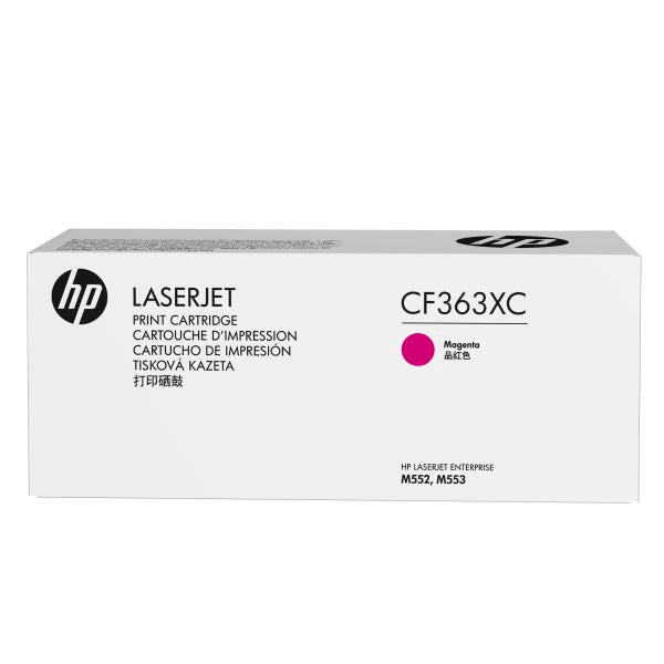 HP 508X Color LaserJet M552, M553, (Flow) MFP M577 High Yield Magenta Original LaserJet Contract Toner Cartridge (9,500 Yield)