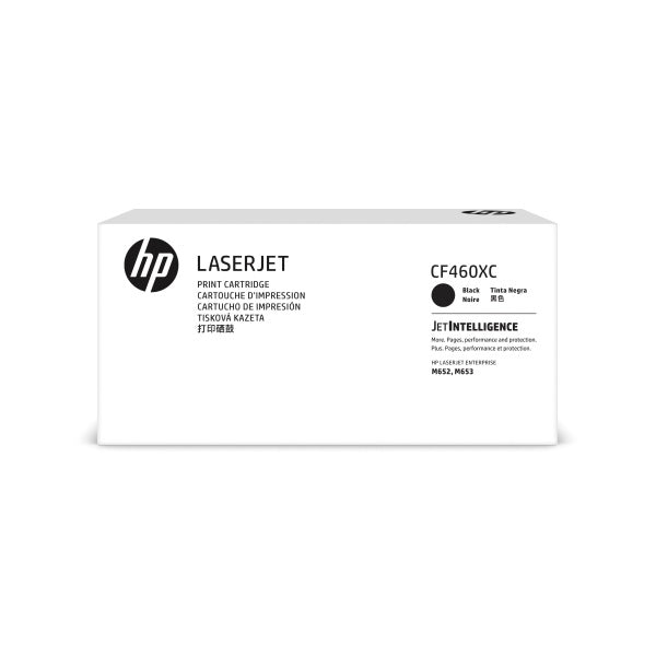 HP 656XC Color LaserJet Enterprise M652, M653 High Yield Black Original LaserJet Contract Toner Cartridge (27,000 Yield)