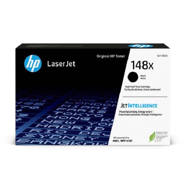 HP 148X LaserJet Pro 4001, MFP 4101 Black Original LaserJet Toner Cartridge (9,500 Yield)