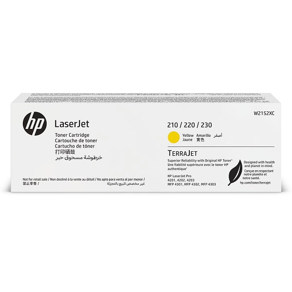 HP 210/220/230 Color LaserJet Pro 4201-4203, 4301-4303 MFP Yellow Contract Toner (5,500 Yield)
