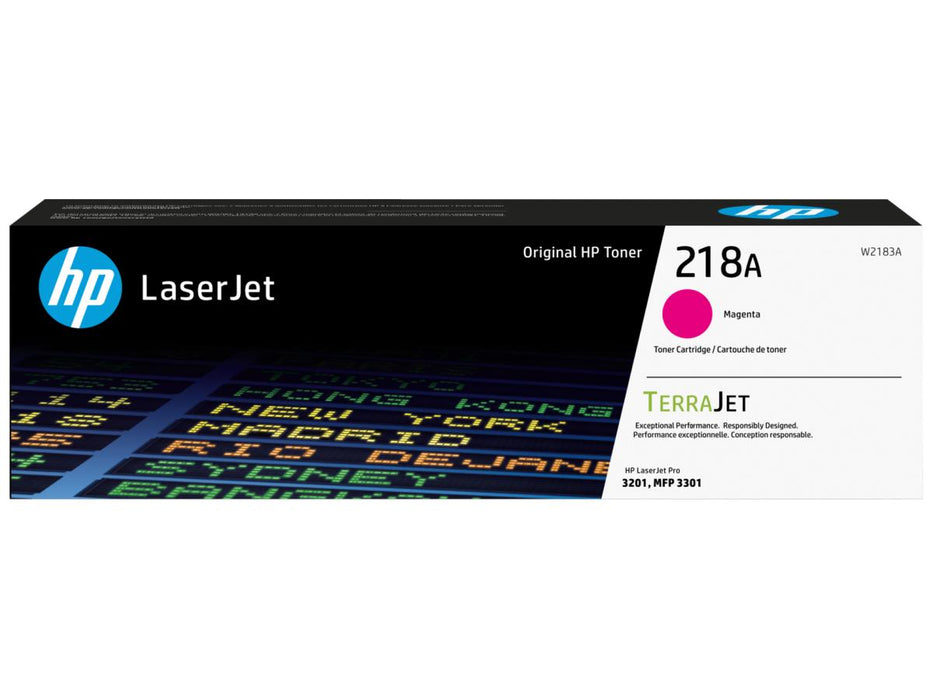 HP 218A (W2183A) Magenta Original LaserJet Toner Cartridge (1,200 Yield)