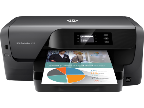HP Officejet Pro 8210 Color Inkjet Printer (D9L64A#B1H)