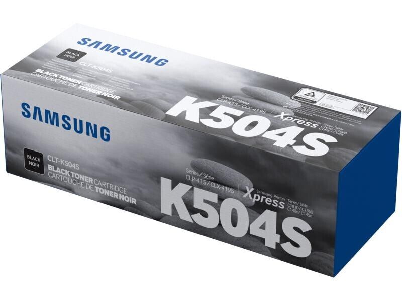 Open Box - Samsung CLT-K504S Toner Cartridge - Black (SU162A)