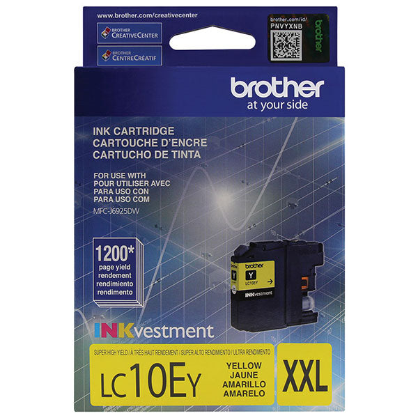 Brother Super High Yield XL Yellow Ink Cartridge (1200 Yield)