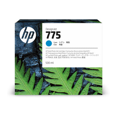 HP 775 (1XB17A) Cyan Ink Cartridge (500ml)