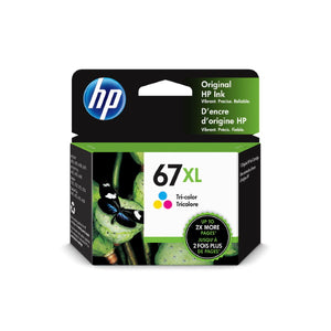 HP 67 XL (3YM58AN) Tri-Color Original Ink Cartridge (200 Yield)
