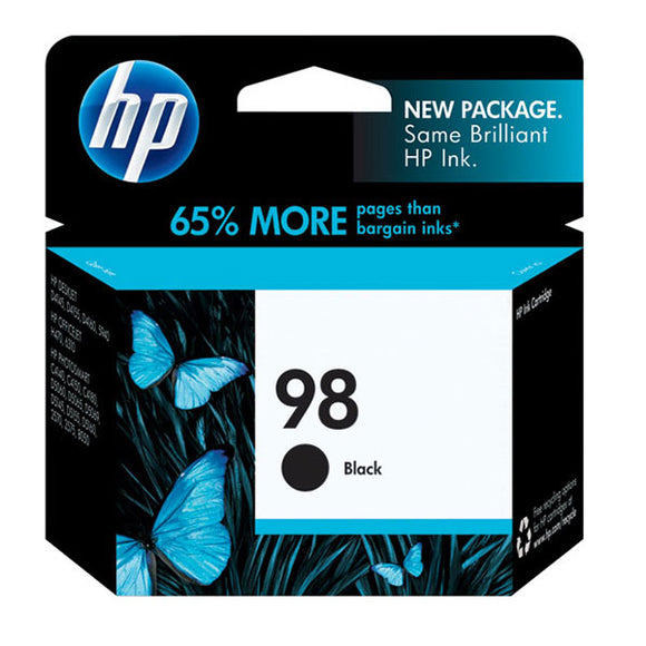HP 98 (C9364WN) Black Original Ink Cartridge (400 Yield)