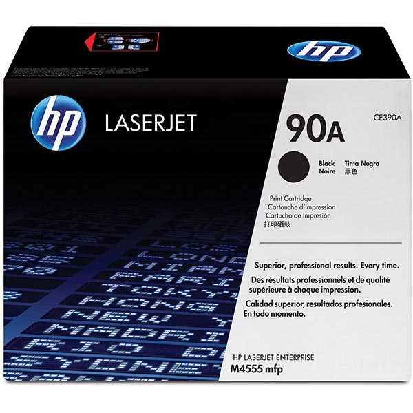 HP 90A (CE390A) Black Original LaserJet Toner Cartridge (10000 Yield)