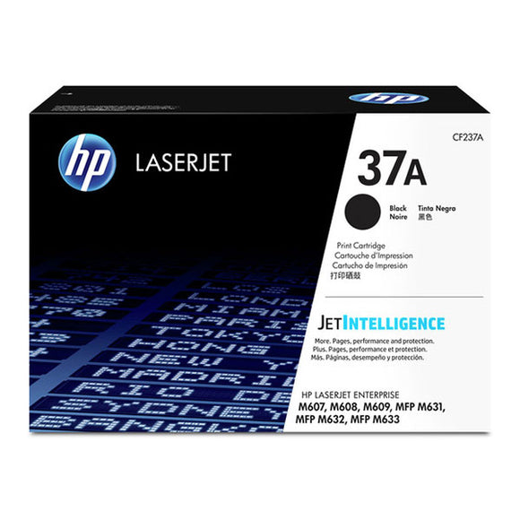 HP 37A (CF237A) Black Original LaserJet Toner Cartridge (11000 Yield)