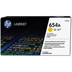 HP 654A (CF332A) Yellow Original LaserJet Toner Cartridge (15000 Yield)