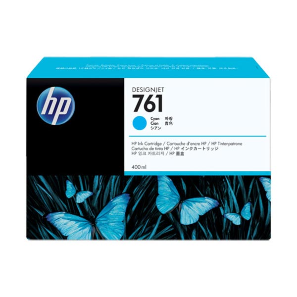 HP 761 (CM994A) Cyan Original Ink Cartridge (400 ml)