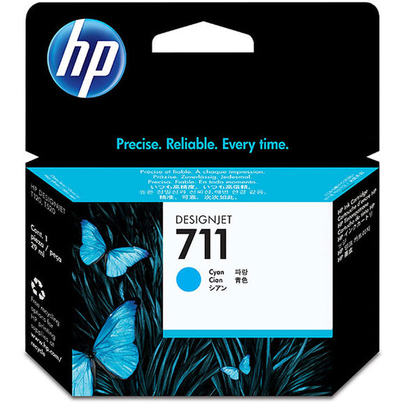 HP 711 (CZ130A) Cyan Original Ink Cartridge (29 ml)