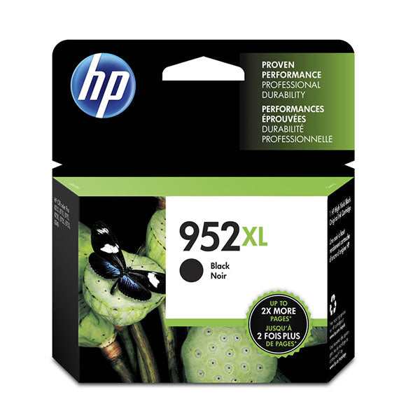 HP 952XL (F6U19AN) High Yield Black Original Ink Cartridge (2000 Yield)