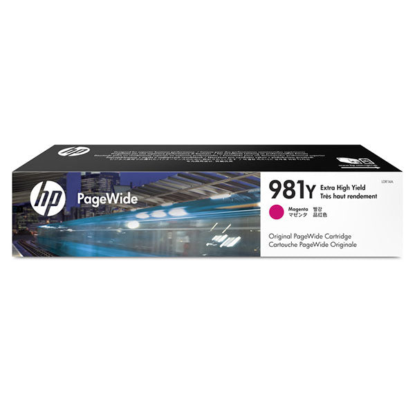 HP 981Y (L0R14A) Extra High Yield Magenta Original PageWide Cartridge (16000 Yield)