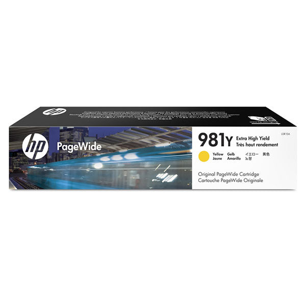 HP 981Y (L0R15A) Extra High Yield Yellow Original PageWide Cartridge (16000 Yield)