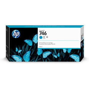 HP 746 (P2V80A) Cyan Original Ink Cartridge (300 ml)
