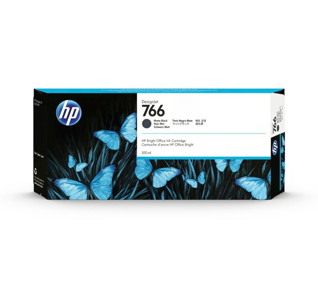 HP 766 (P2V92A) Matte Black Ink Cartridge (300ml)