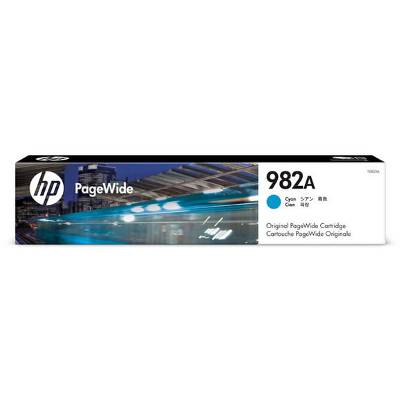 HP 982A (T0B23A) Cyan Original PageWide Cartridge (8000 Yield)