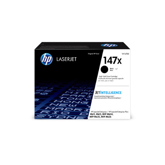 HP 147X (W1470X) High Yield Black Original LaserJet Toner Cartridge (25200 Yield)