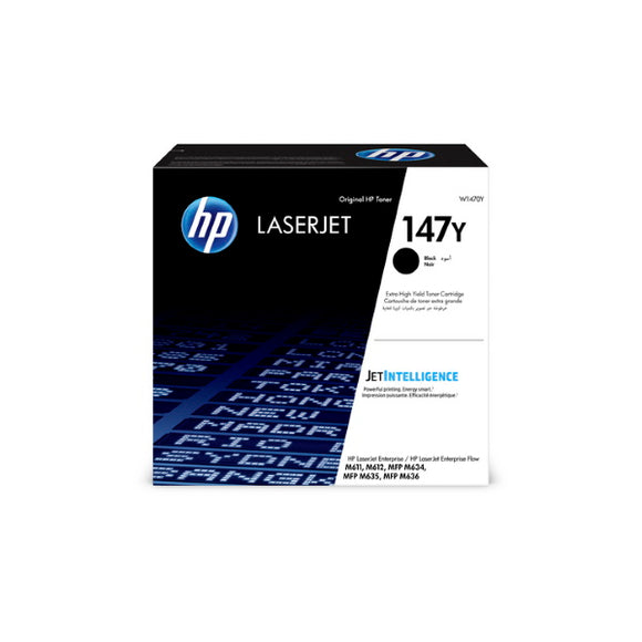 HP 147X (W1470Y) Extra High Yield Black Original LaserJet Toner Cartridge (42000 Yield)
