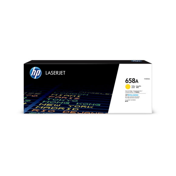 HP 658A (W2002A) Yellow Original LaserJet Toner Cartridge (6000 Yield)