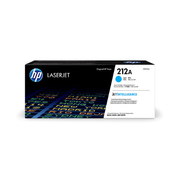 HP 212A (W2121A) Cyan Original LaserJet Toner Cartridge (4500 Yield)