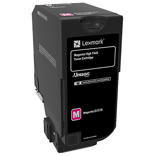 Lexmark High Yield Magenta Toner Cartridge (12000 Yield) (74C0H30)