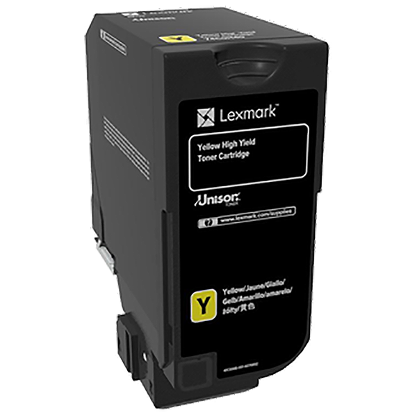Lexmark High Yield Yellow Toner Cartridge (12000 Yield) (74C0H40)