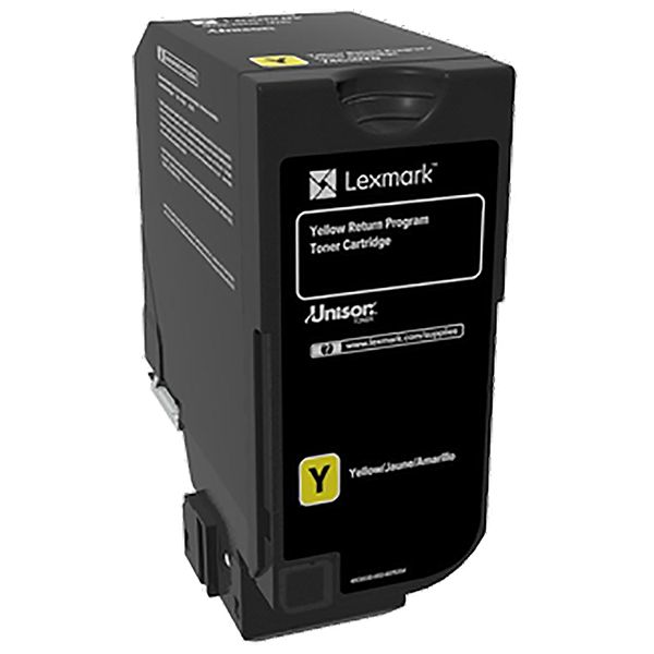 Lexmark Yellow Return Program Toner Cartridge (3000 Yield) (74C10Y0)