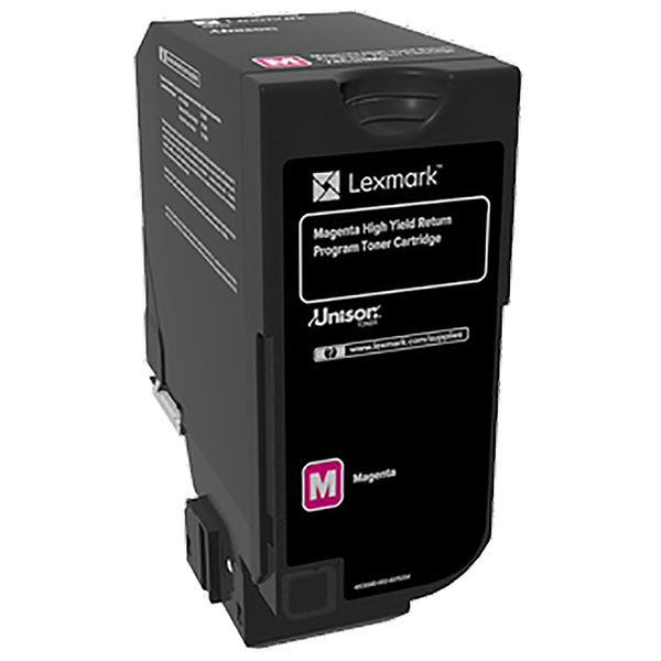 Lexmark High Yield Magenta Return Program Toner Cartridge (12000 Yield) (74C1HM0)