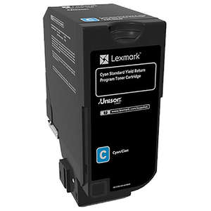 Lexmark Cyan Return Program Toner Cartridge (7000 Yield)