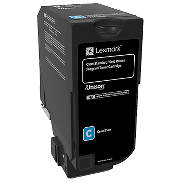 Lexmark Cyan Return Program Toner Cartridge (7000 Yield)