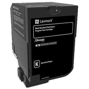 Lexmark Black Return Program Toner Cartridge (7000 Yield) (74C1SK0)