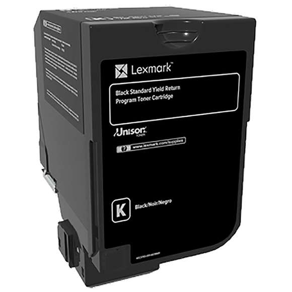 Lexmark Black Return Program Toner Cartridge (7000 Yield) (74C1SK0)