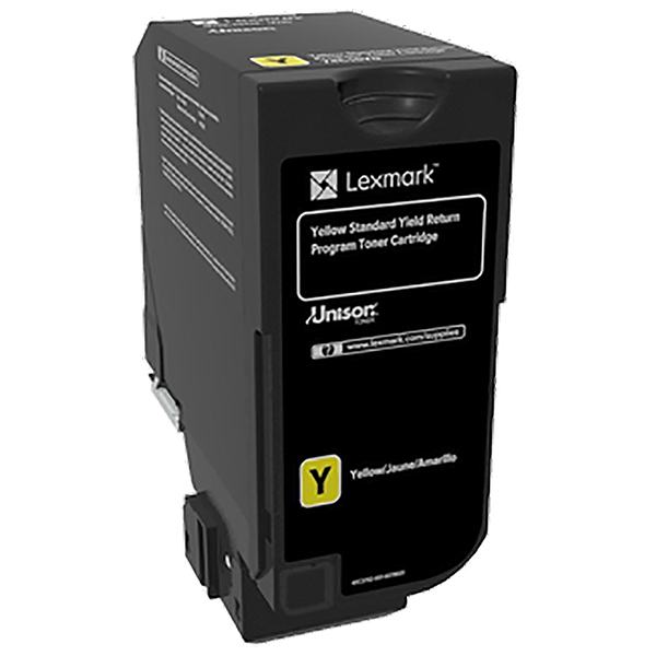 Lexmark Yellow Return Program Toner Cartridge (7000 Yield) (74C1SY0)