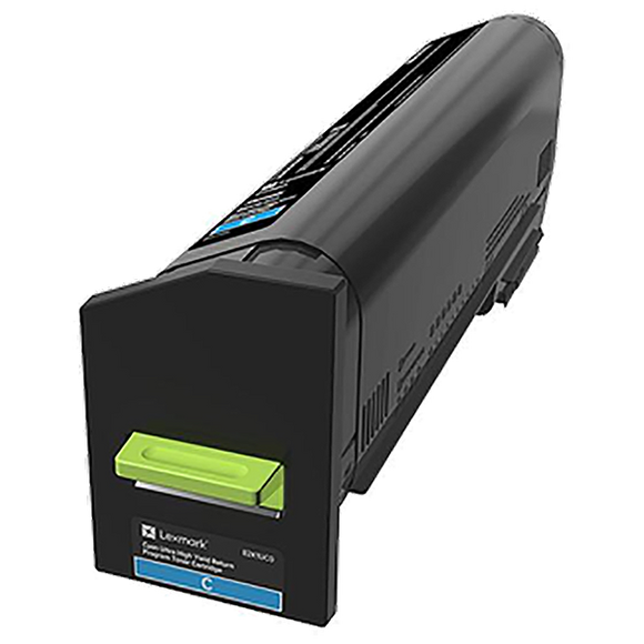 Lexmark Ultra High Yield Cyan Return Program Toner Cartridge (55000 Yield) (82K1UC0)