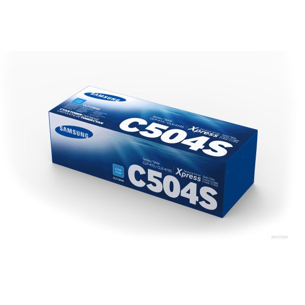 Samsung (CLT-C504S/XAA) Cyan Toner Cartridge (1800 Yield)