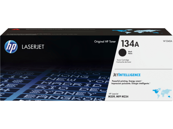 HP 134A (W1340A) Black Original LaserJet Toner Cartridge (1100 Yield)