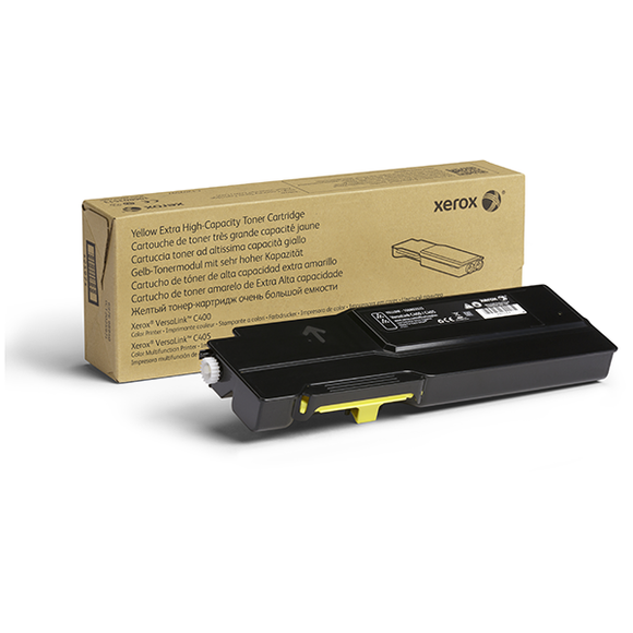 Xerox Extra High Capacity Yellow Toner Cartridge (8000 Yield) (106R03525)